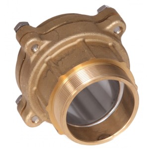 Złączka mosiężna kołnierzowa do rur PE 75x 2 1/2" GZ + tuleja